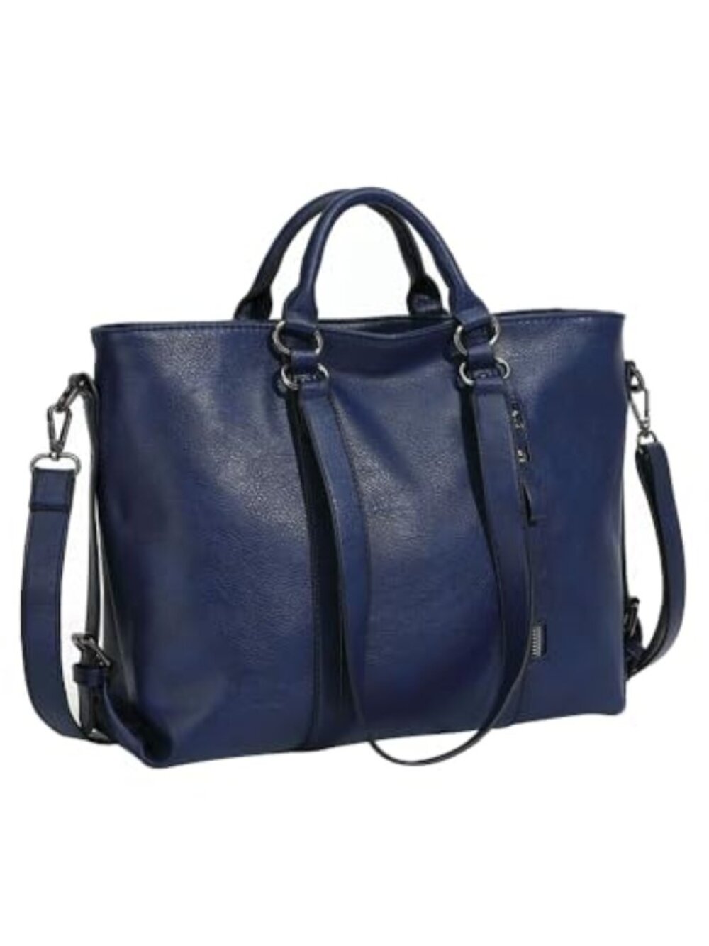 🆕 Handbag Pu Leather Hobo Tote Bag For Women Roomy Crossbody Shoulder - blue
